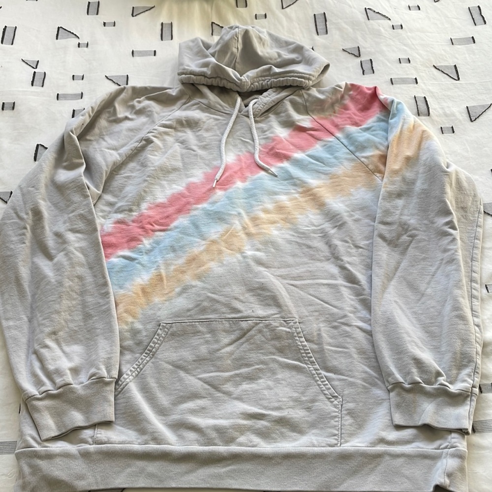 American Apparel Lightweight Tie Dye Hoodie